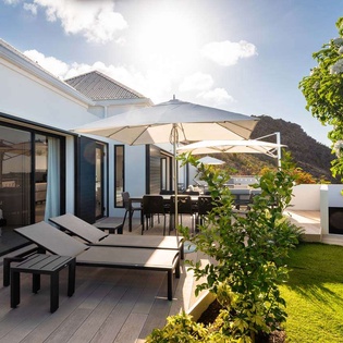 Deck at WV CIO, Grand Cul de Sac, St. Barthelemy