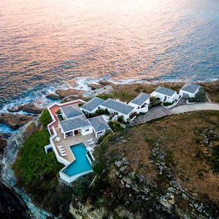 Aerial photo of WV MOZ, Pointe Milou, St. Barthelemy