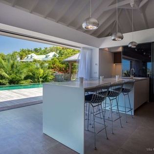 Dining Room at WV NGE, St. Jean, St. Barthelemy