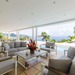 Terrace at WV EMM, Lorient, St. Barthelemy