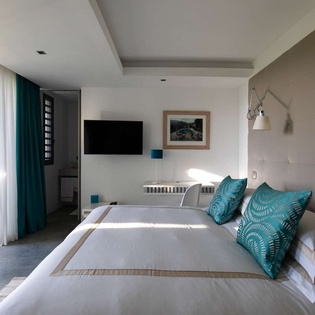 Bedroom at WV GEM, Gouverneur, St. Barthelemy