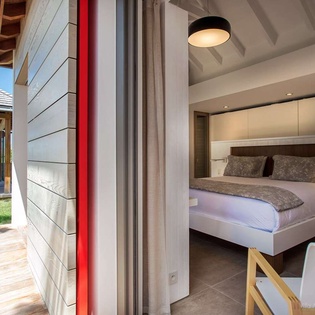 Bedroom at WV NGE, St. Jean, St. Barthelemy