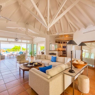 Living Room at SXM LOT, Hillside/Terres Basses, St. Martin