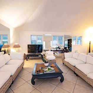 Living Room at WV SBM, Grand Cul de Sac, St. Barthelemy