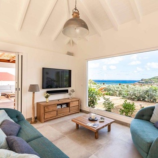 Living Room at WV APE, St. Jean, St. Barthelemy