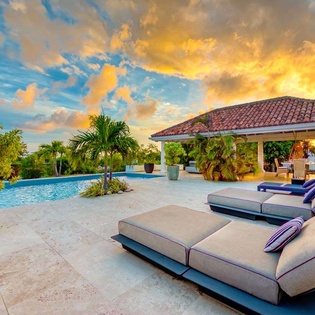 Patio at PIE LAN, Hillside/Terres Basses, St. Martin