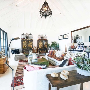Living Room at WV KAM, Marigot, St. Barthelemy