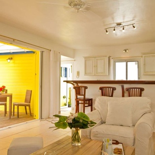 Living Room at WV BEA, Marigot Beach, St. Barthelemy