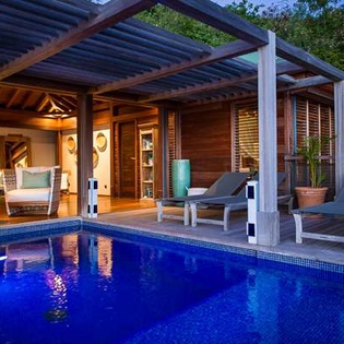 Villa Pool at WV AMA, Pointe Milou, St. Barthelemy
