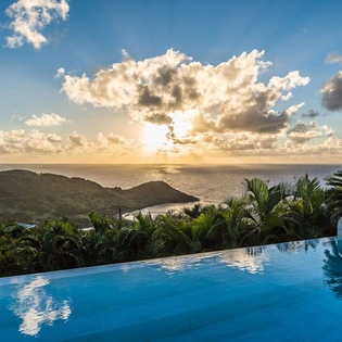 Villa Pool at WV RSD, Vitet, St. Barthelemy