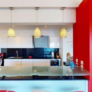 Kitchen at WV ITA, Lorient, St. Barthelemy