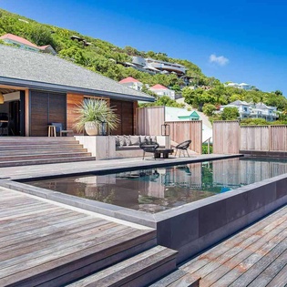 Deck at WV BLK, Marigot, St. Barthelemy