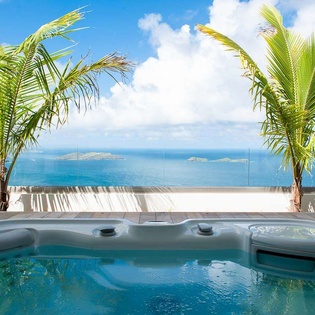 Jacuzzi at WV GIN, Petite Saline, St. Barthelemy