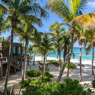 Beach at AXA SND, Long Bay, Anguilla