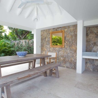 Terrace at WV CBA, Grand Cul de Sac, St. Barthelemy