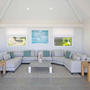 Living Room at PIE OCV, Hillside/Orient, St. Martin