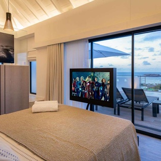 Bedroom at WV CIO, Grand Cul de Sac, St. Barthelemy