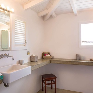 Bathroom at WV BBA, St. Jean, St. Barthelemy
