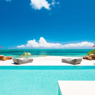 Villa Pool at PL KAN, Grace Bay Turtle Cove, Turks & Caicos
