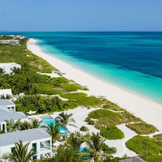 Aerial photo of TC SCL, Grace Bay/Beachside, Turks & Caicos