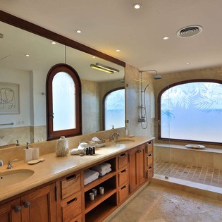 Bathroom at SXM BET, Hillside/Terres Basses, St. Martin