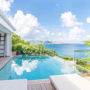 Villa Pool at WV UPS, Pointe Milou, St. Barthelemy