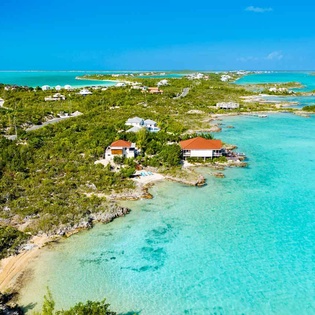 Aerial photo of IE BCT, Chalk Sound/Taylors, Turks & Caicos