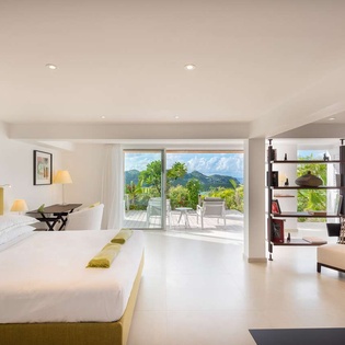 Bedroom at WV LLA, St. Jean, St. Barthelemy