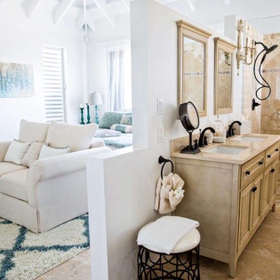 Bathroom at TC PW, Long Bay Beach, Turks & Caicos