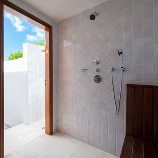 Bathroom at WV LAM, Gustavia, St. Barthelemy
