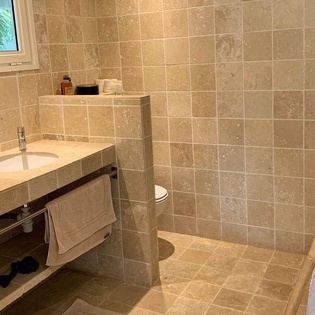 Bathroom at WV WSH, Colombier, St. Barthelemy