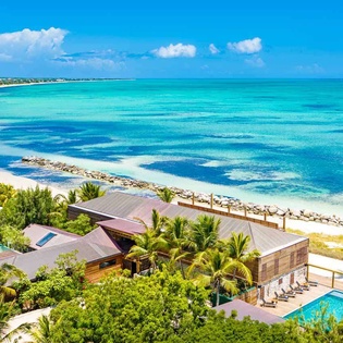 Aerial photo of PL SLS, Thompson Cove, Turks & Caicos