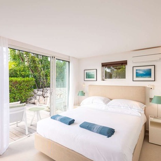 Bedroom at WV LLA, St. Jean, St. Barthelemy