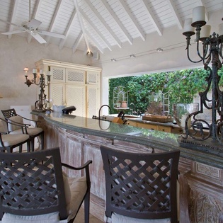 Dining Room at WV BTR, Pointe Milou, St. Barthelemy