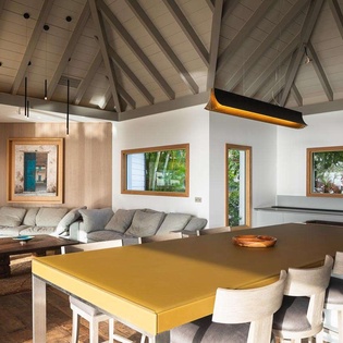 Dining Room at WV BSN, Lurin, St. Barthelemy
