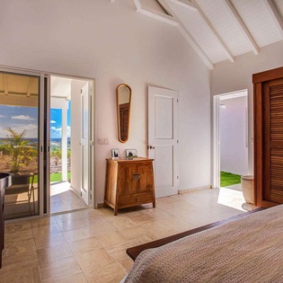 Bedroom at WV NOC, Mont Jean, St. Barthelemy