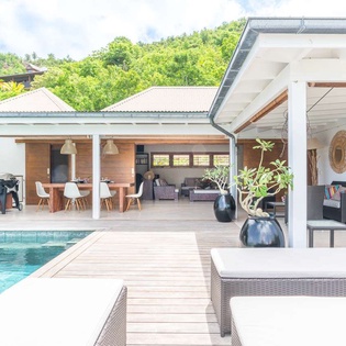 Terrace at WV MBL, St. Jean, St. Barthelemy