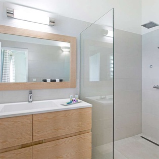 Bathroom at PIE FAL, Hillside/Terres Basses, St. Martin