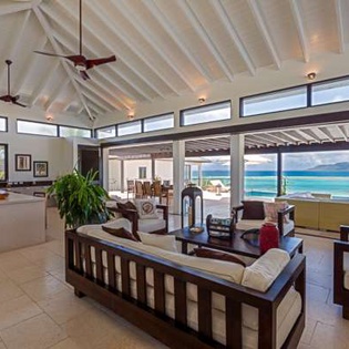 Living Room at AXA KAM3, Little Harbour, Anguilla