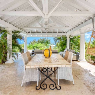 Terrace at PIE LAN, Hillside/Terres Basses, St. Martin