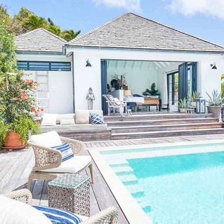 Villa Pool at WV KAM, Marigot, St. Barthelemy