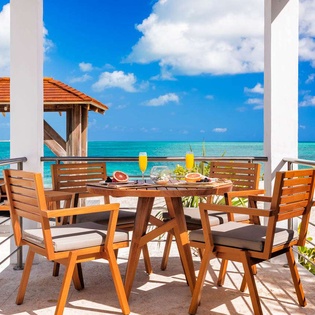Deck at PL BSK, Grace Bay Turtle Cove, Turks & Caicos