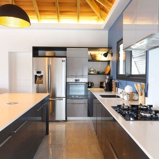 Kitchen at WV LUF, Toiny, St. Barthelemy