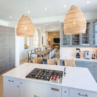 Kitchen at AXA SKY, Long Bay, Anguilla
