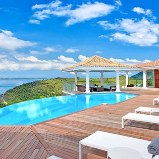 Villa Pool at PIE HAP, Mt. Choisy, St. Martin