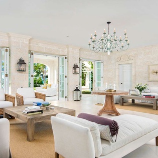 Living Room at PL CP, Grace Bay/Leeward, Turks & Caicos