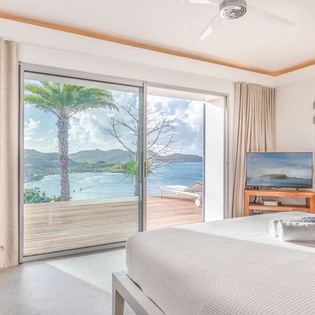 Bedroom at WV REP, Lorient, St. Barthelemy