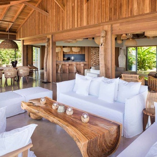 Living Room at WV IXF, St. Jean, St. Barthelemy