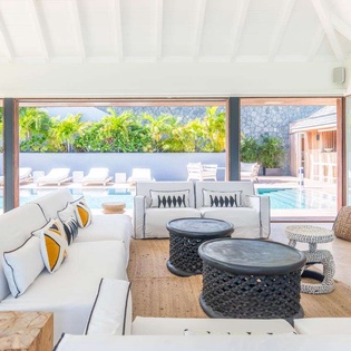 Living Room at WV FLY, Anse des Cayes, St. Barthelemy