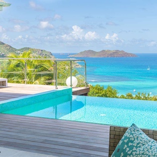 Villa Pool at WV ISI, St. Jean, St. Barthelemy
